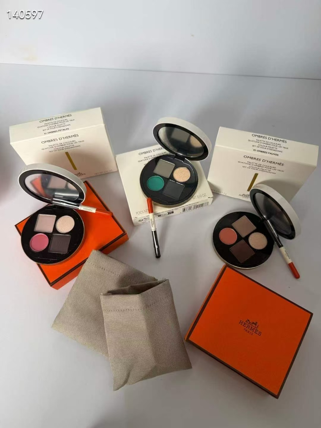 Hermès Ombres d’Hermès Palette – Quartet of Eyeshadows